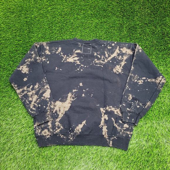 Vintage Funny Koala Party Sweatshirt M 22x23 Baggy Crop Bleached - Picture 3 of 11